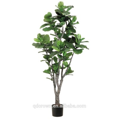 free samples indoor decoration Artificial fiddle leaf tree, wholesale artificial Fiddle leaves tree plant