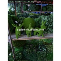 factory artificial grass topiary china/manufacture fake grass animal