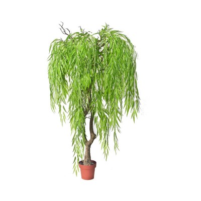 home decoration artificial lighted weeping willow branch tree,garden artificial decorative fake plants and trees