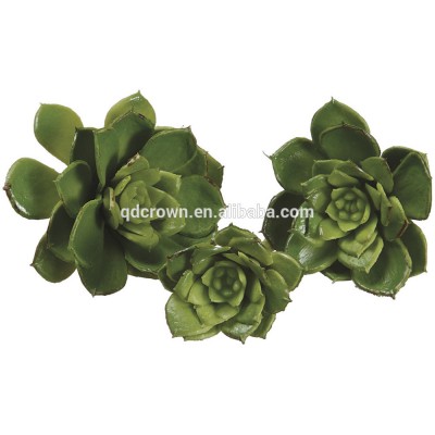 5 inch Artificial Orange Green Aloe Pick Assorted Baby Echeveria Floret Aeonium Hen and Chick Succulent plant